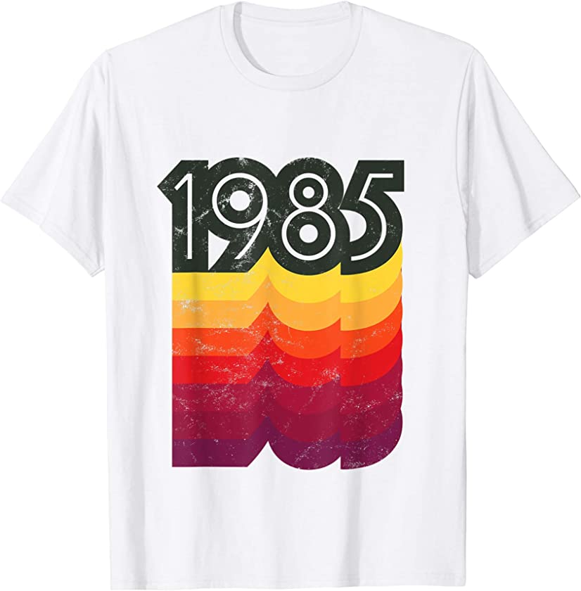 36th Birthday Vintage Retro 80s Style 1985 T-Shirt