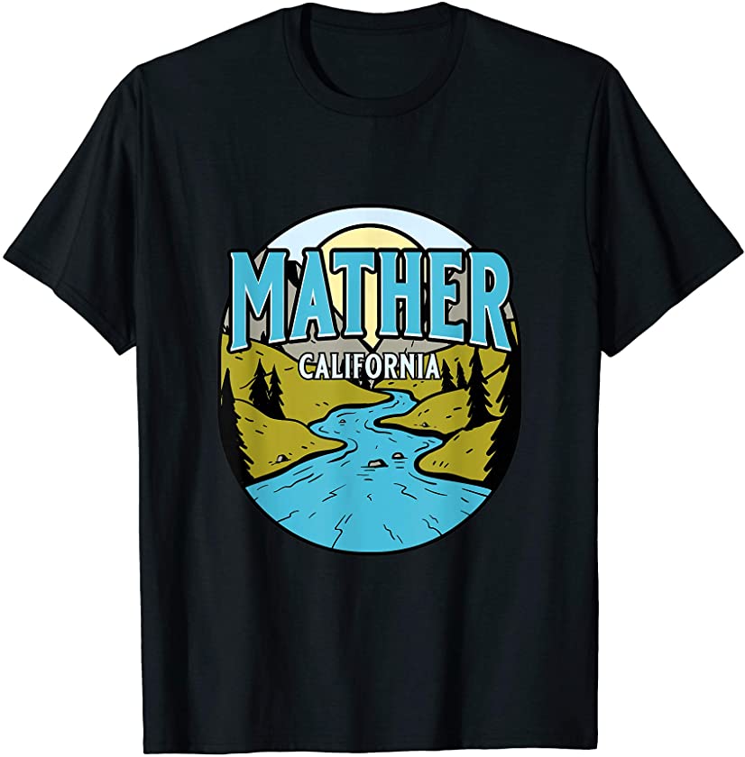 Vintage Mather, California River Valley Souvenir Print T-Shirt