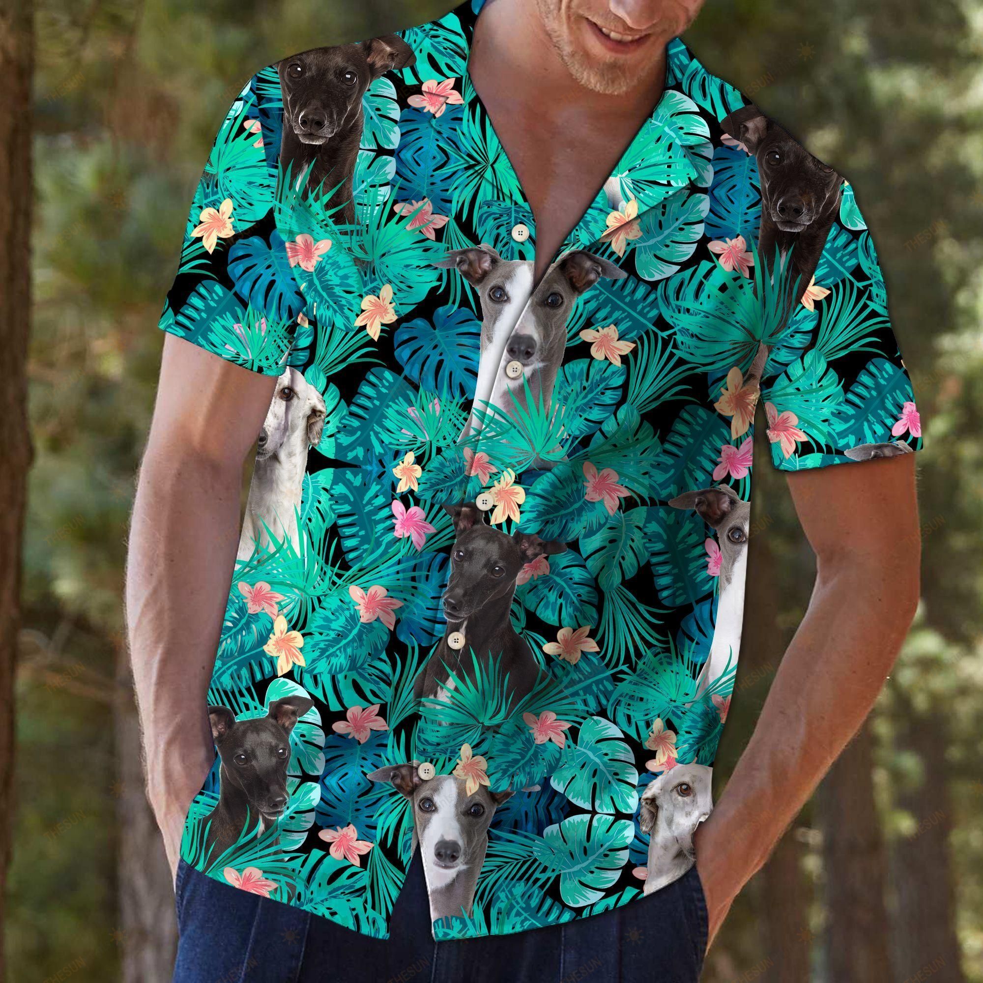 Greyhound Tropical Hawaiian Shirt Ha6603