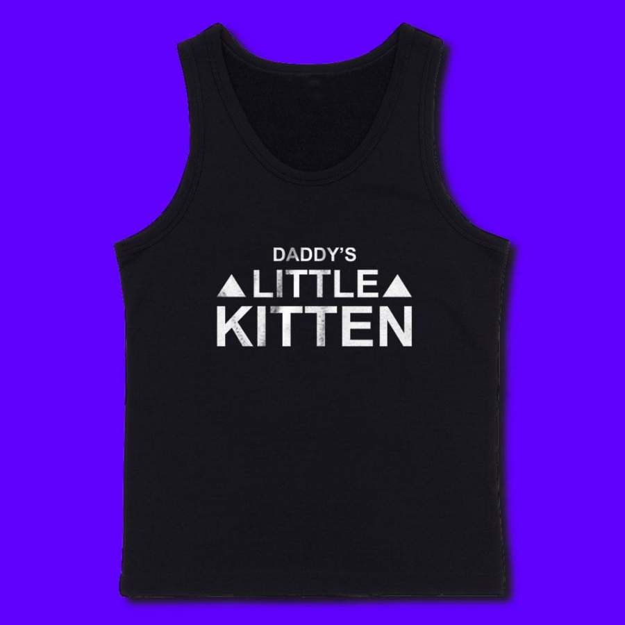 Daddy’S Little Kitten Men’S Tank Top