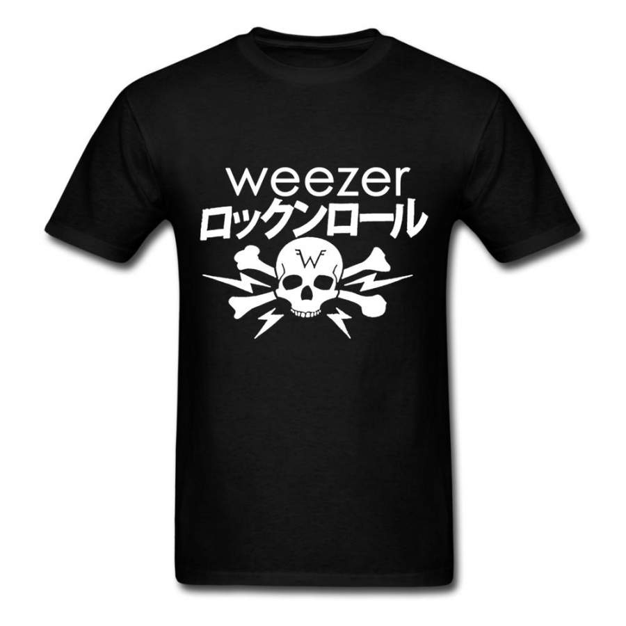 Plus Size Weezer Men T Shirt Design Custom Short Sleeve T-Shirts