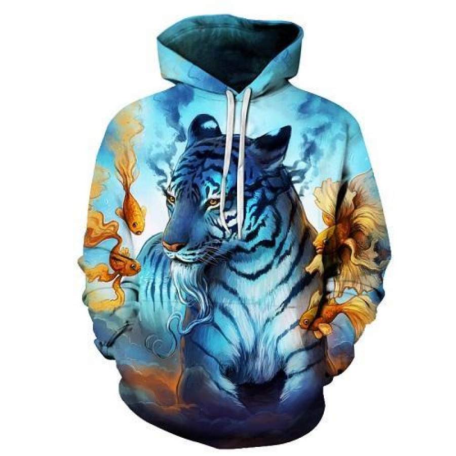 Dream Tiger  Unisex 3D All-Over Print Hoodie