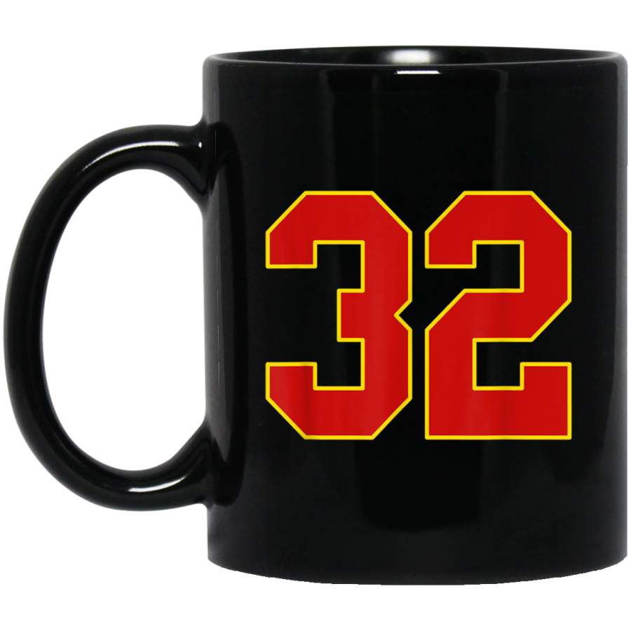 Number Thirty Two Mathieu 32 Mug  Kansas City Football Mug