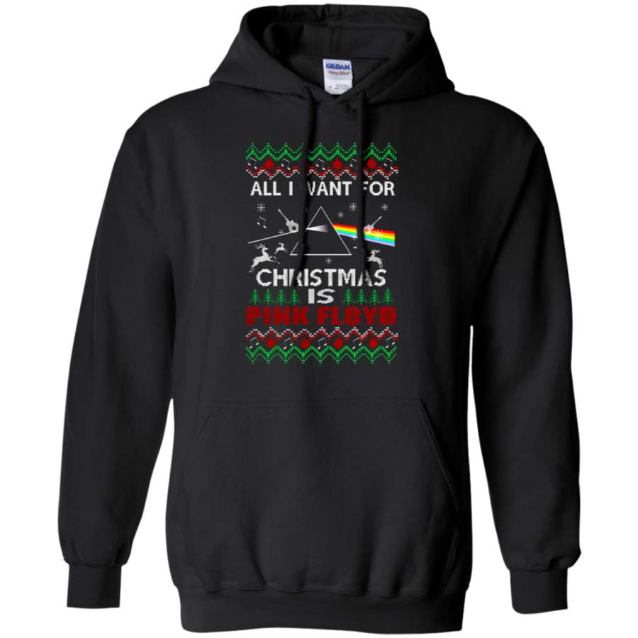 AGR All I Want For Christmas Is Pink Floyd Hoodie