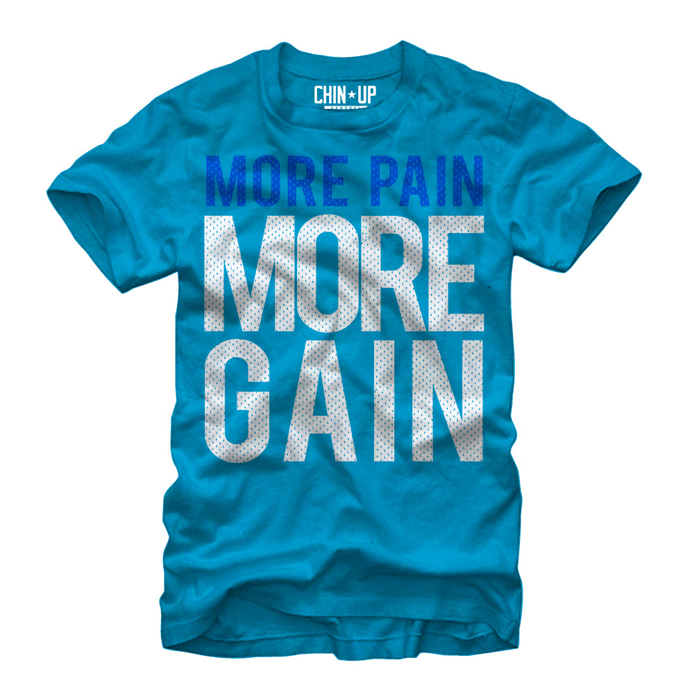 Chin Up Women’S More Pain More Gain  Boyfriend Tee