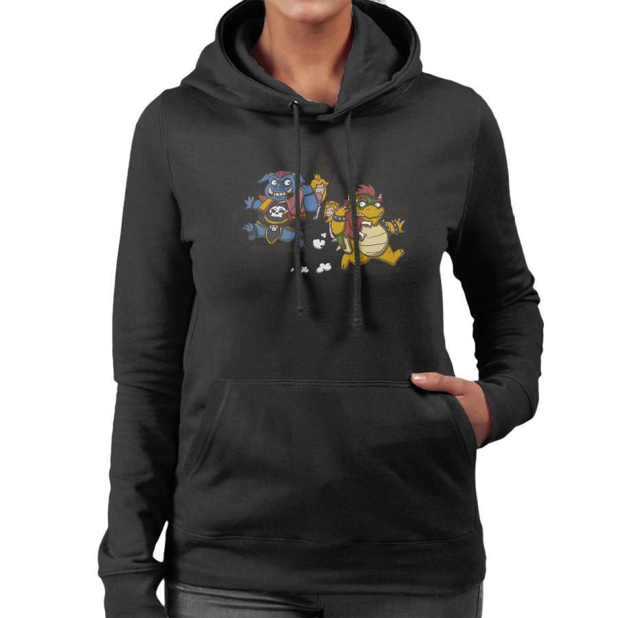 Princess Confusion Zelda Mario Women’s Hooded Sweatshirt