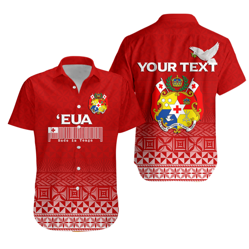(Custom Personalised) Tonga Eua Hawaiian Shirt – Tongan Pattern Lt12