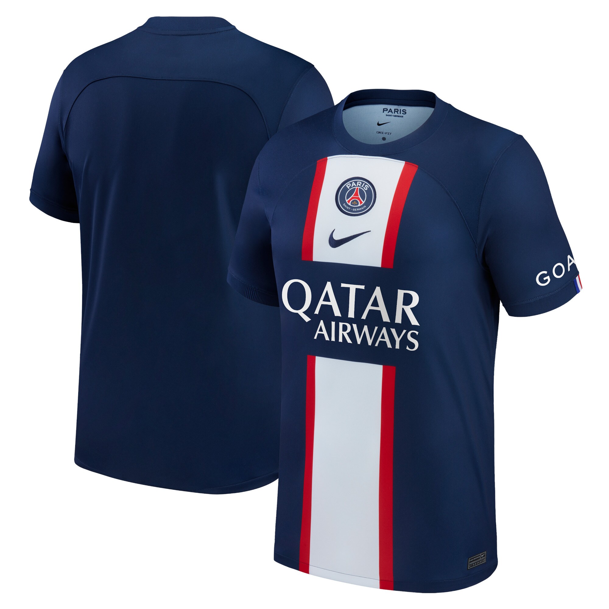 Paris Saint-Germain 2022/23 Home Replica Blank Jersey – Blue