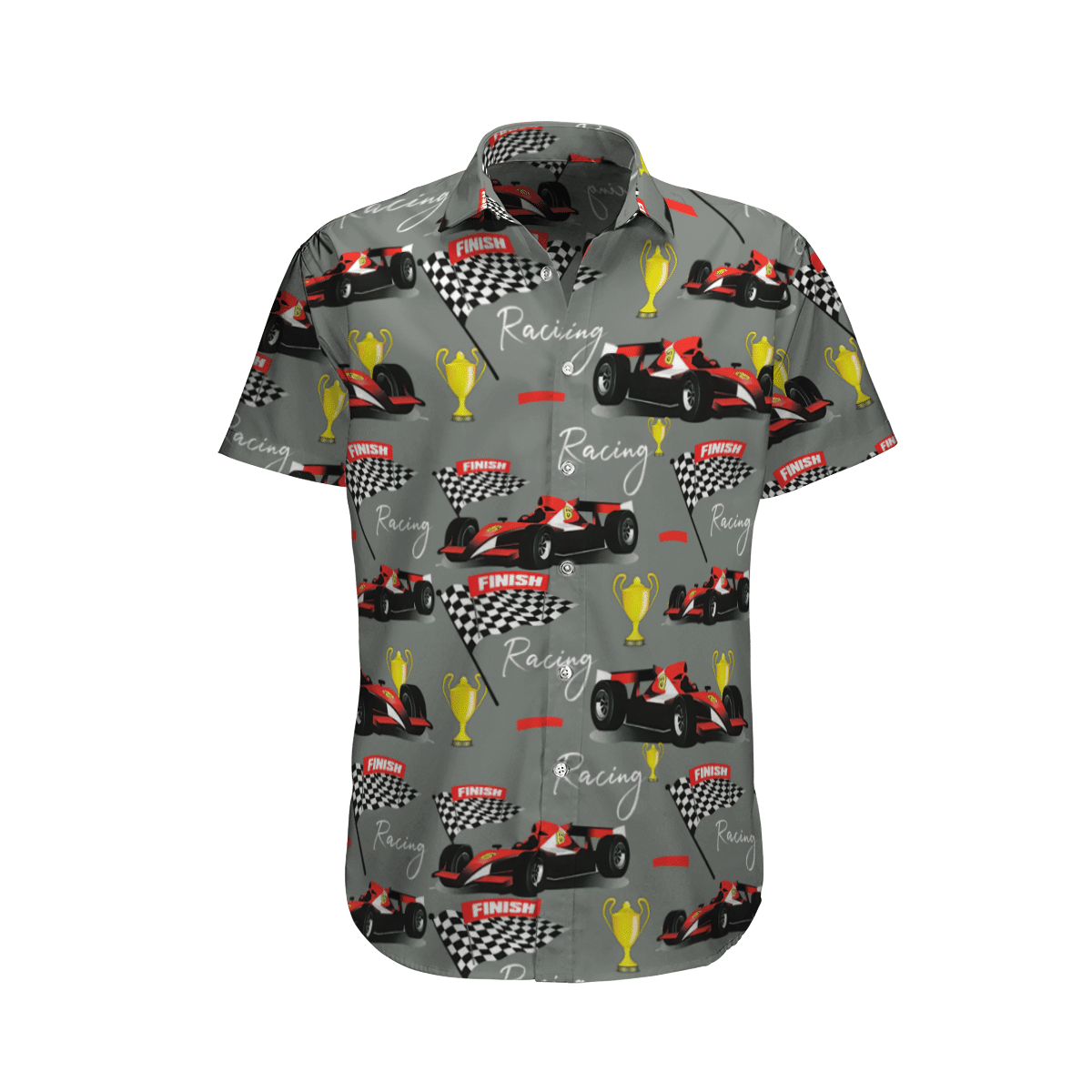 Racing Hawaiian Shirt Ha84805