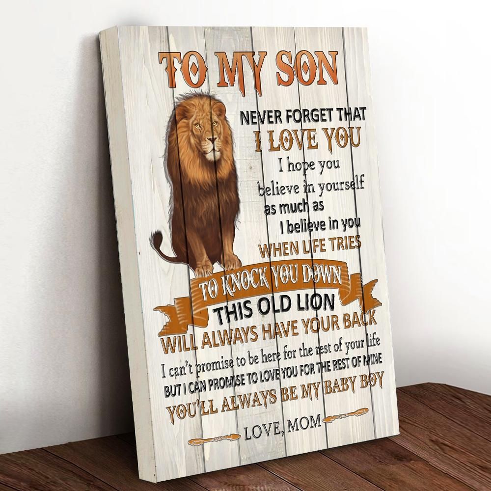 Va-Nh This Old Lion Son Mom Canvas Poster Wall Art, Poster Print, Canvas Print Wall Decor