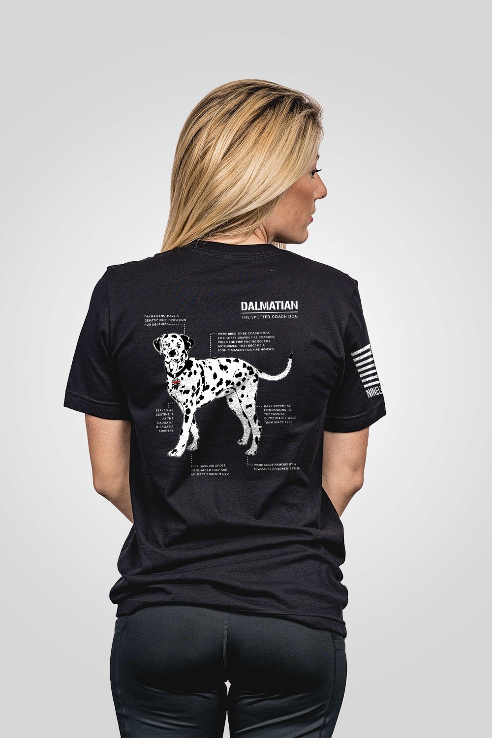 Boyfriend Fit T-Shirt – Dalmatian Schematic