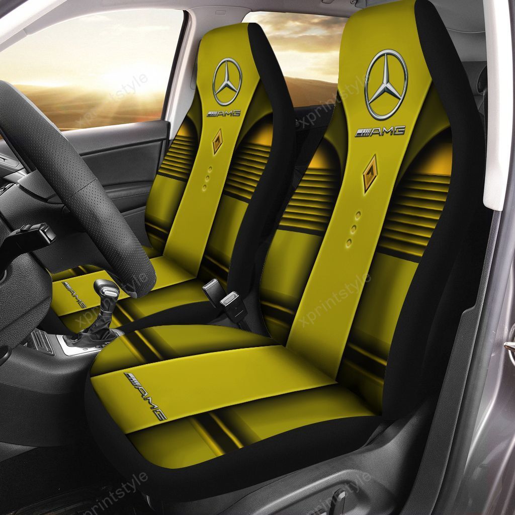 MERCEDES-BENZ AMG CAR SEAT COVER (SET OF 2) VER 7