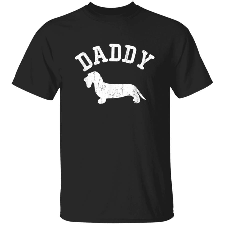 Daddy Dachshund Wire Hair vintage gift ideas for Dad TShirt