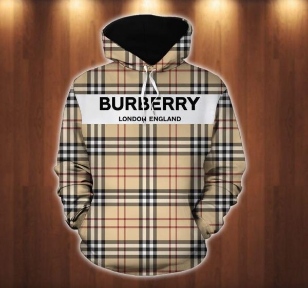 Burberry Unisex Hoodie For Men Women Luxury Brand Clothing Clothes Outfit Ht