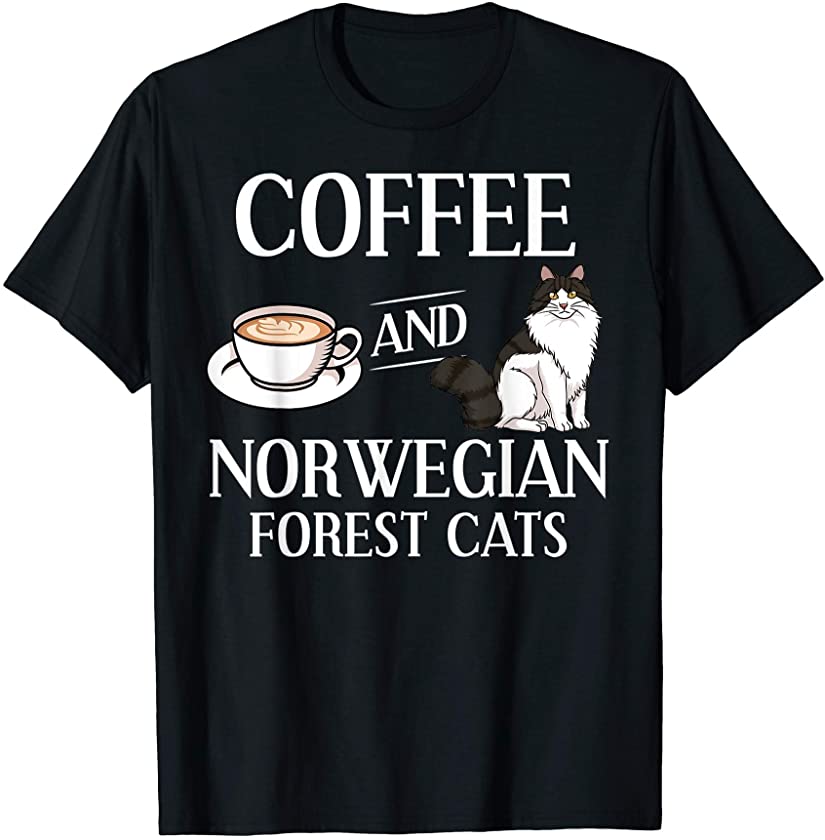 Norwegian Forest Cat Gift Kitten Owner Lover T-Shirt