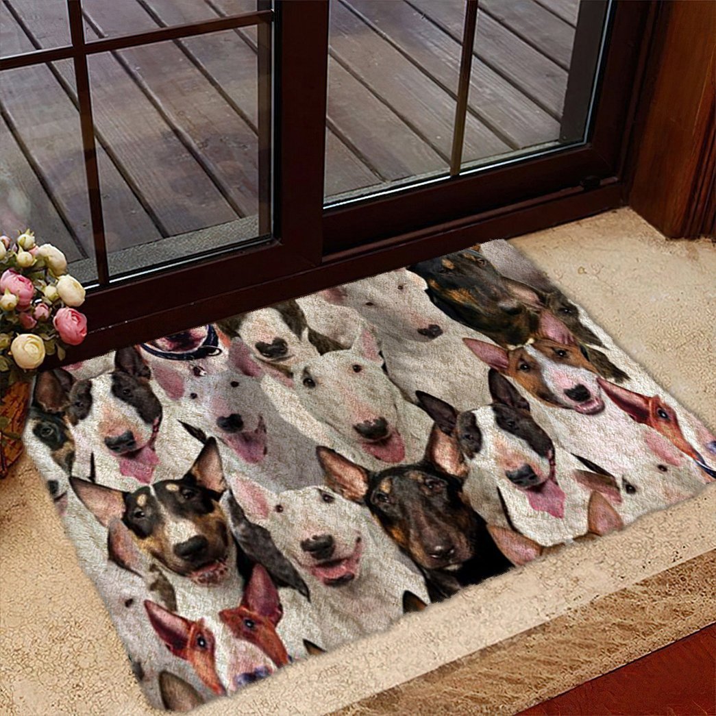 Tmarc Tee A Bunch Of Bull Terriers Doormat