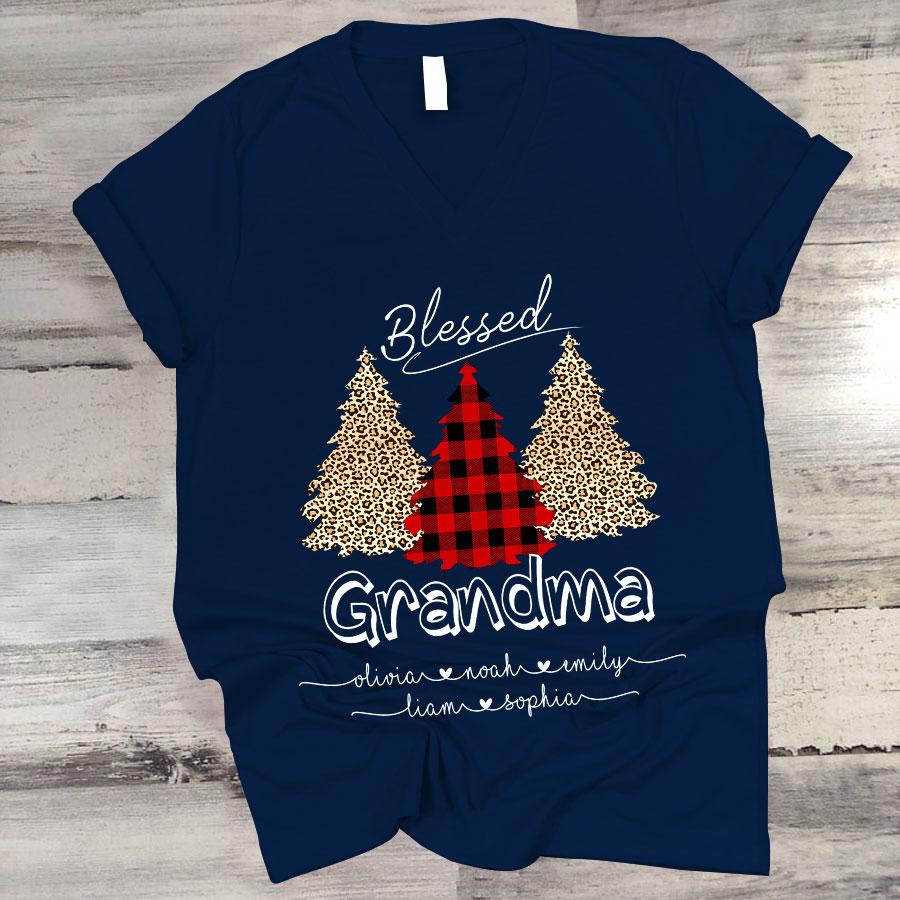 christmas vneck tshirt