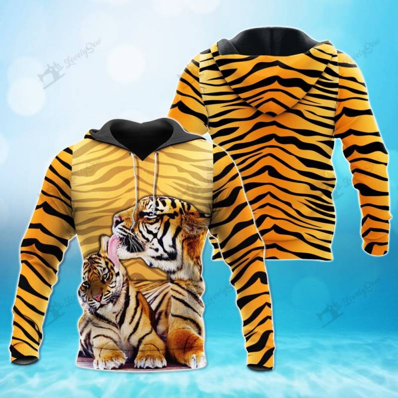 BIT0301 Tiger Patterns 3D HOODIE