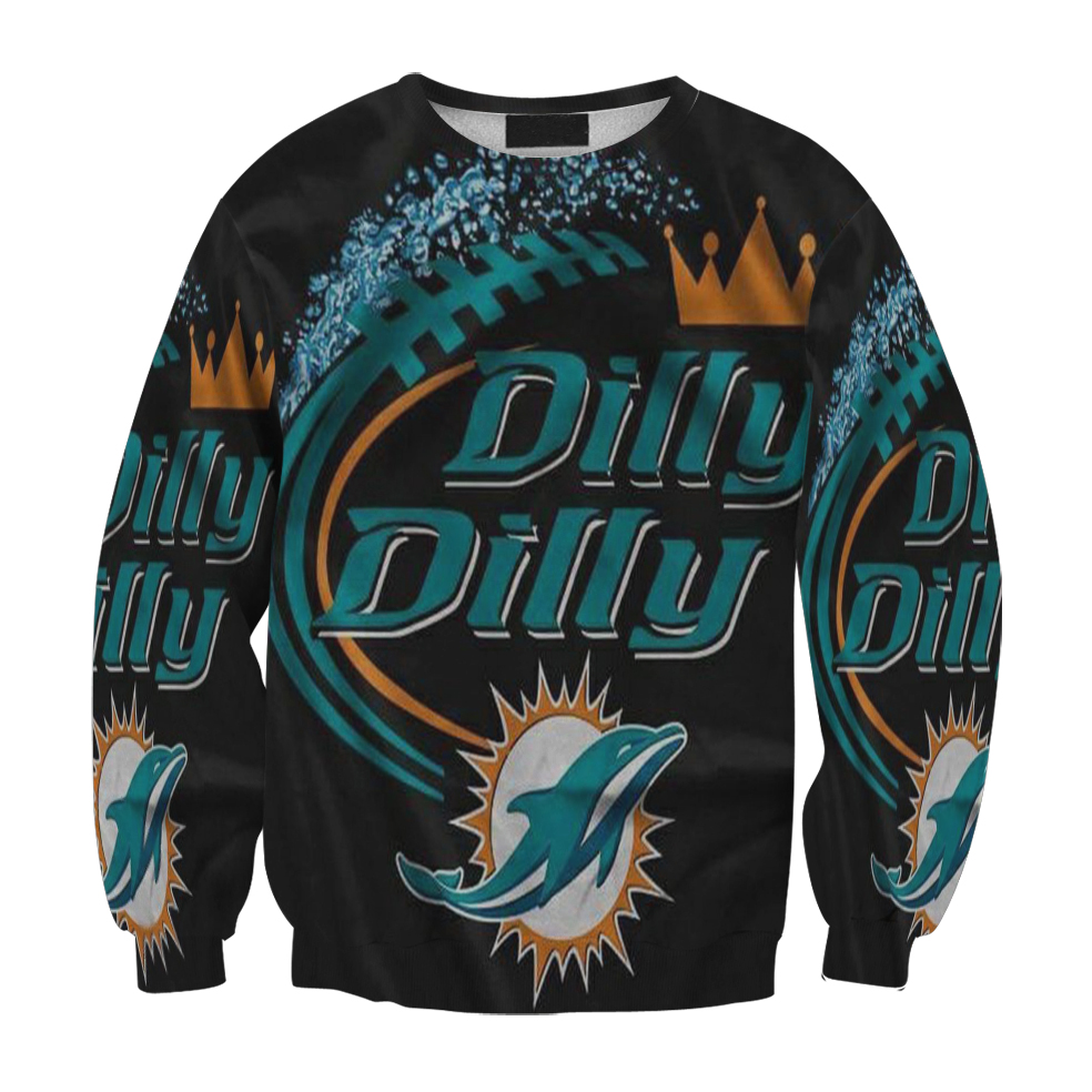 Miami Dolphins Dilly Dilly Gift For Fan 3D Full Printing Sweatshirt