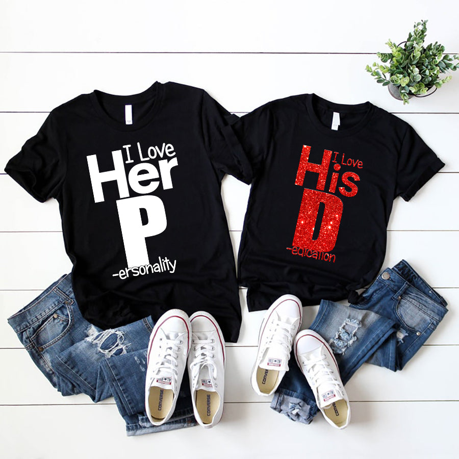 Couples Valentines Day Shirts, Valentine’S Day Matching Shirts, Matching T Shirts For Couples, His And Her Valentine Shirts, Couple Shirt, Husband And Wife Shirt