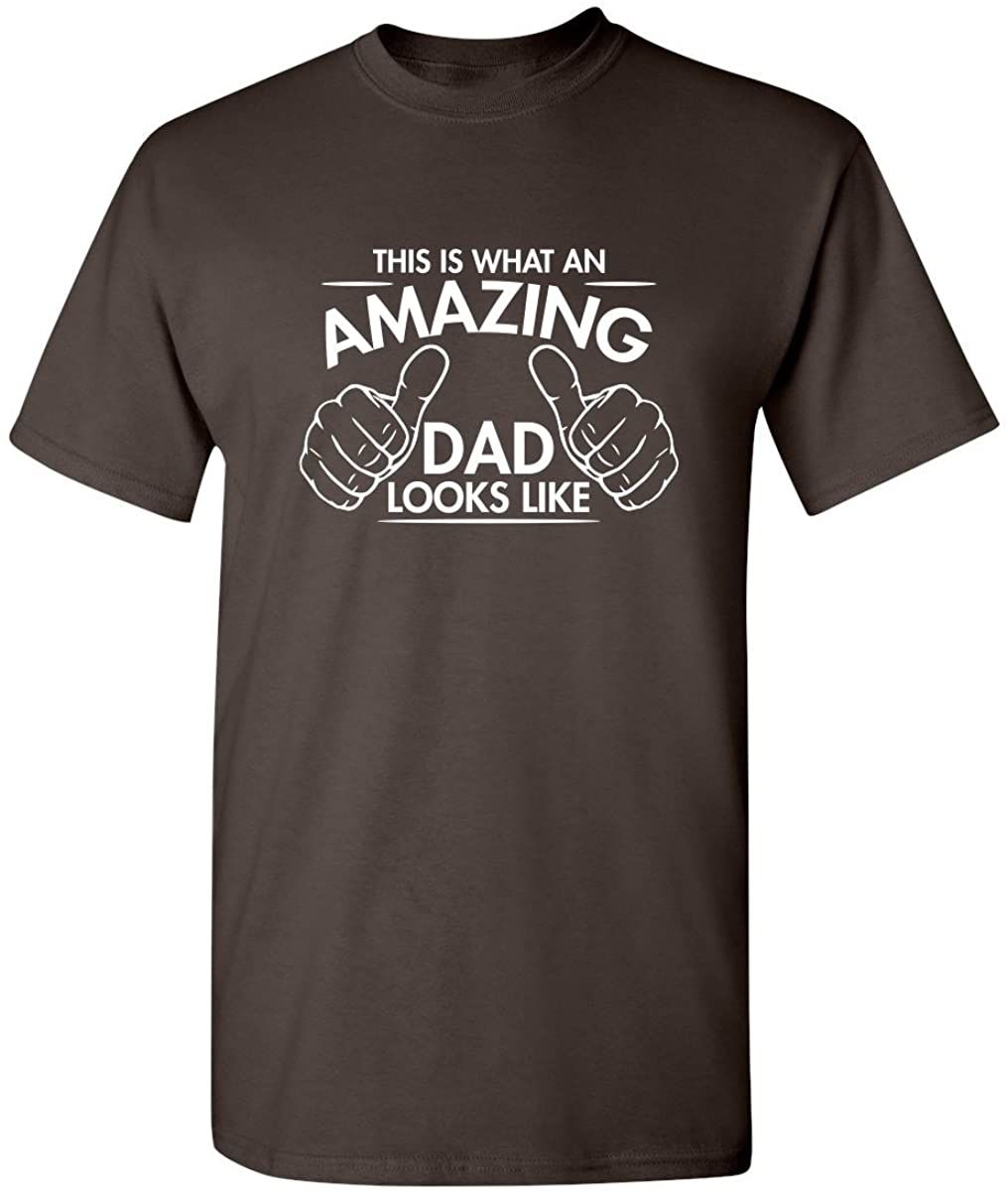 Check out this awesome What an Amazing Dad Looks Like Father Graphic Novelty Sarcastic Funny T Shirt