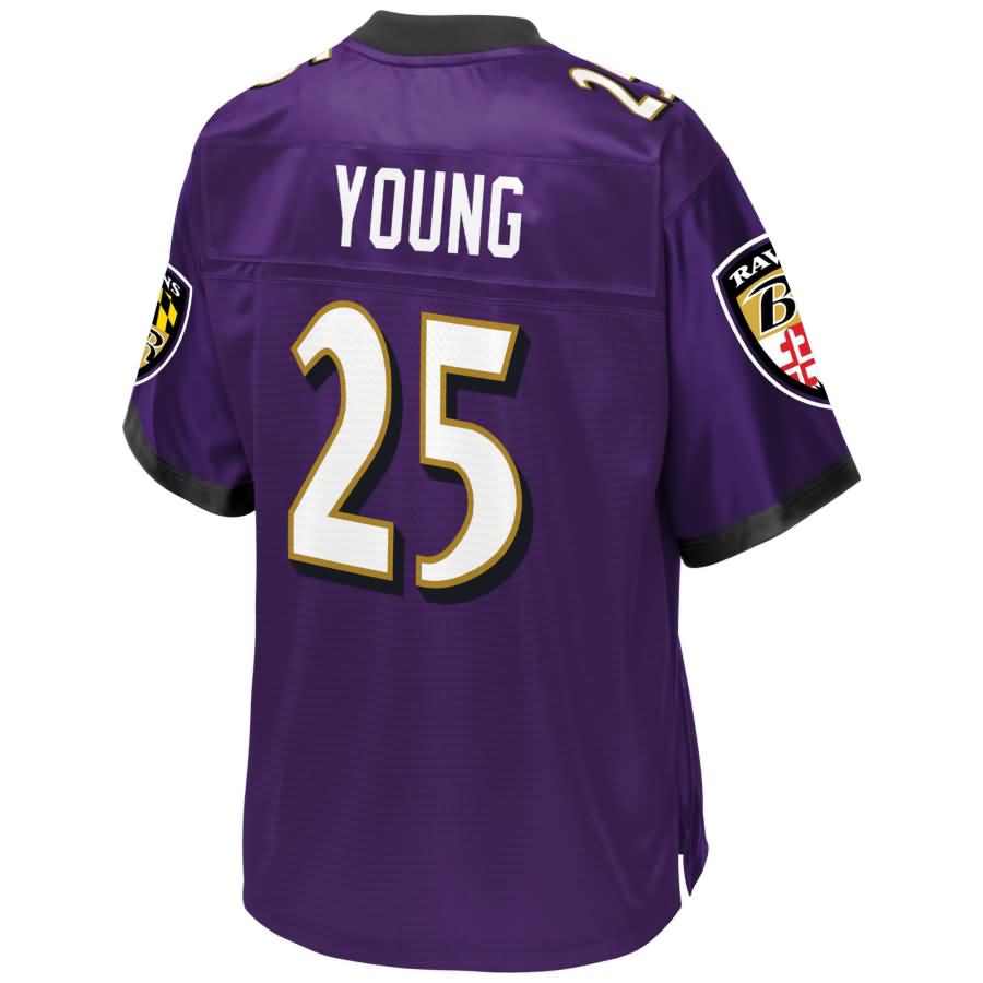 Tavon Young Baltimore Ravens NFL Pro Line Team Color Player Jersey – Purple