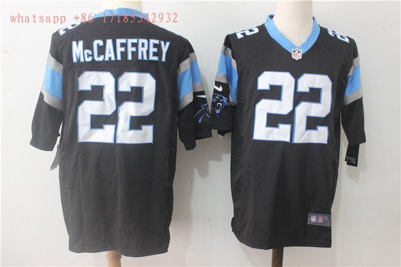 Carolina Panthers Christian Mccaffrey #22 NFL 2020 Black Jersey Jersey