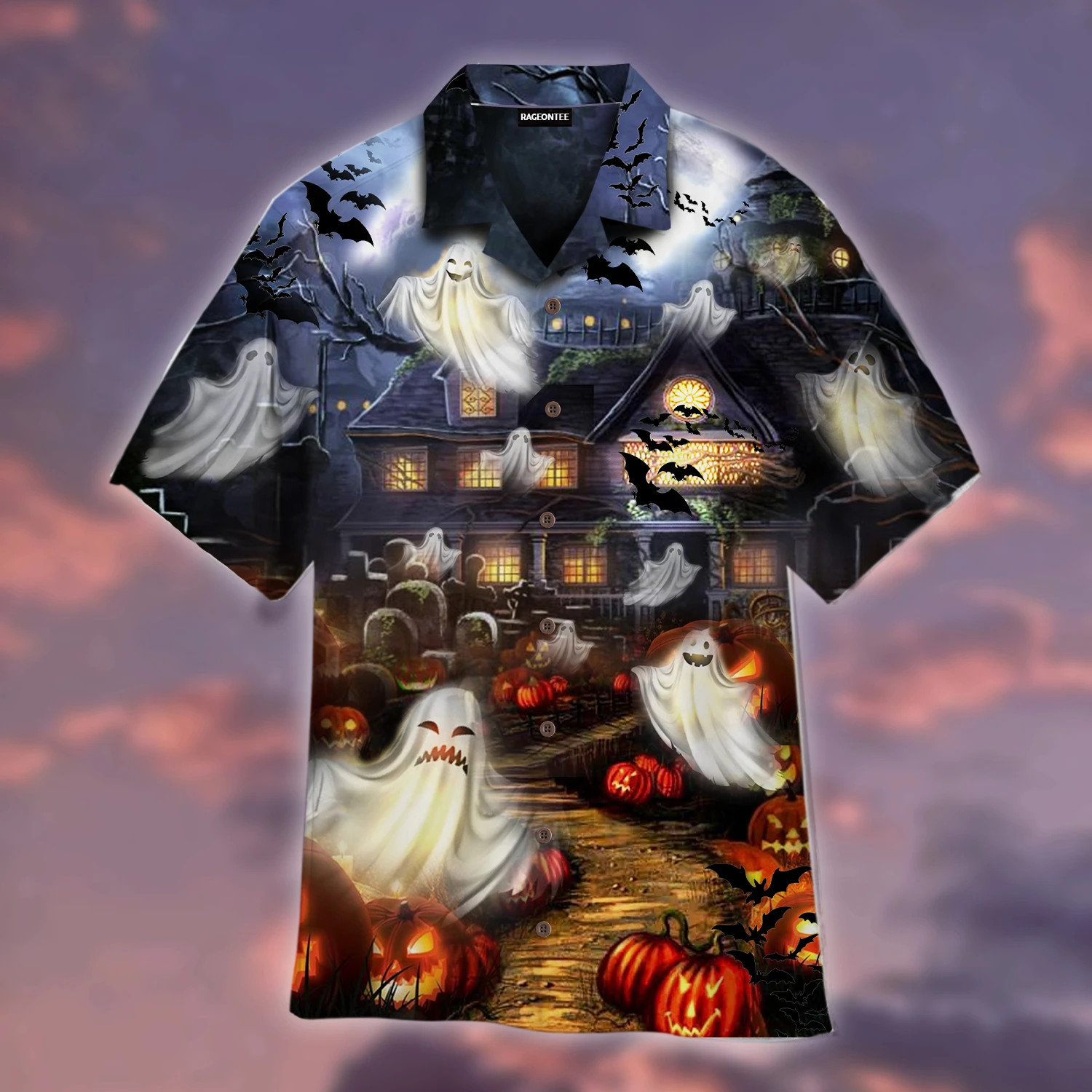 Halloween Peek A Boo Hawaii Shirt Unisex Adult Ha98951