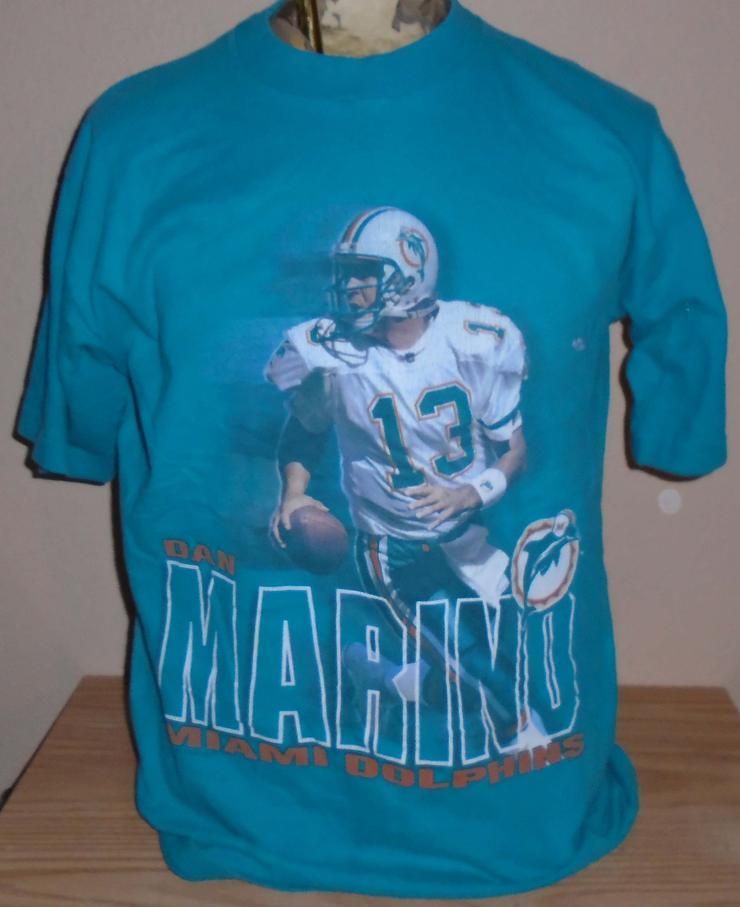 Vintage 1990S Miami Dolphins Dan Marino 13 Shirt