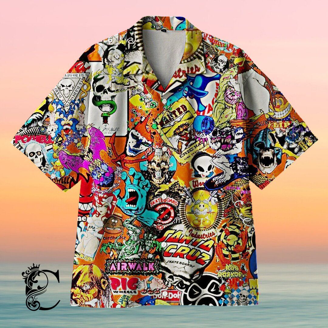 Amazing Trippy Graffiti Hawaiian Shirt