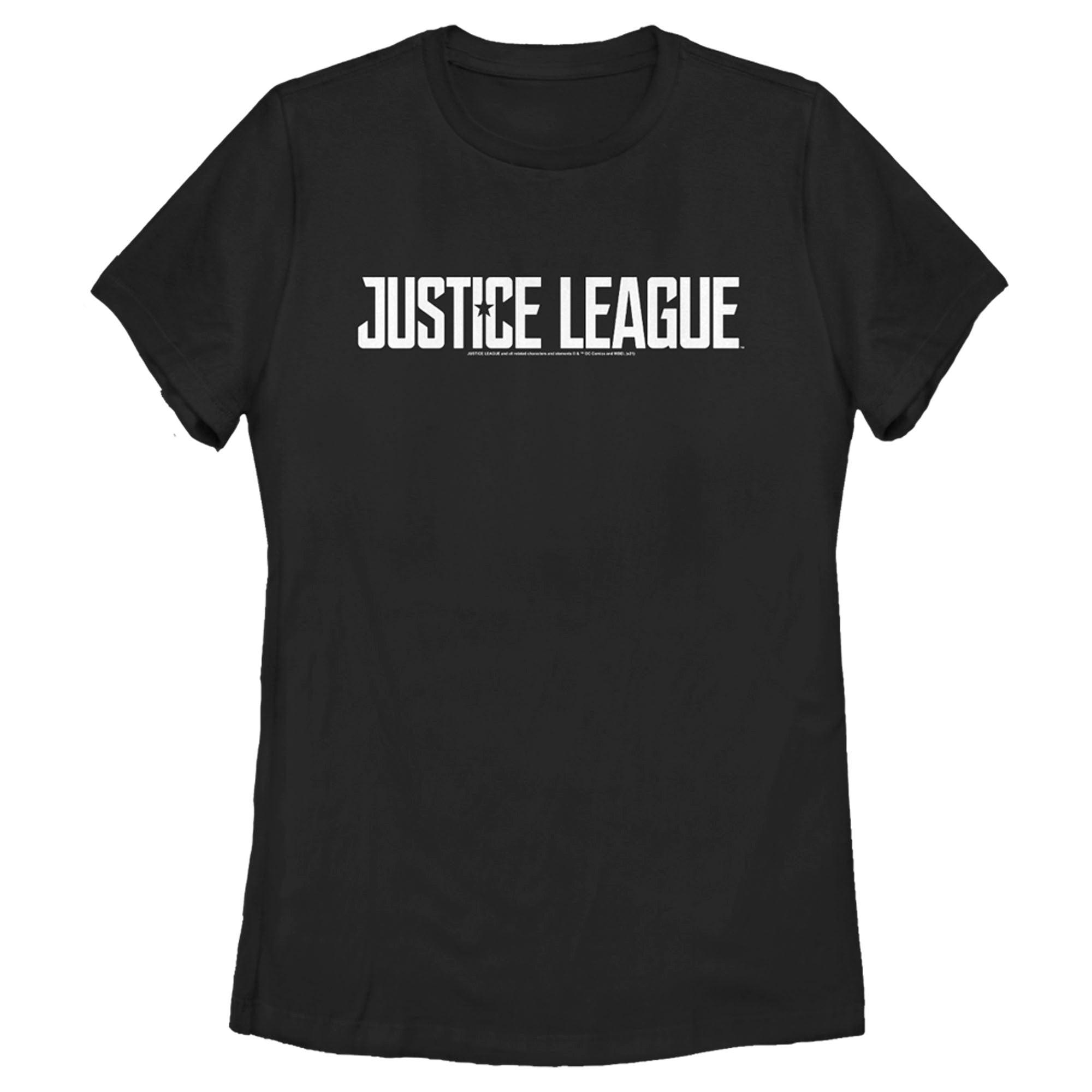 Zack Snyder Justice League Women’S Solid Logo  T-Shirt