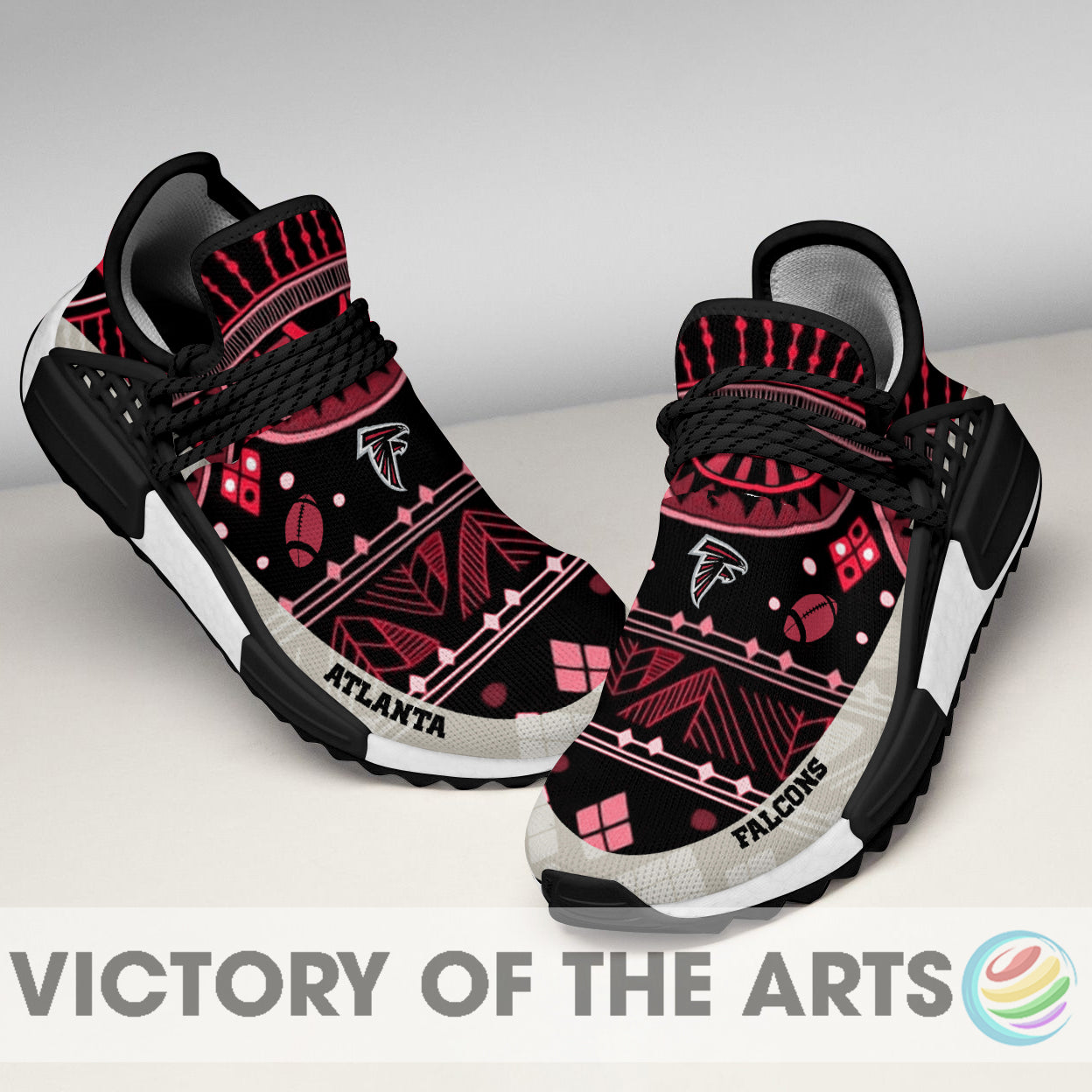 Amazing Pattern Human Race Atlanta Falcons Shoes For Fans