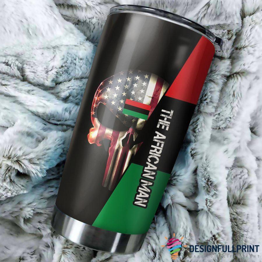 Black American Gift The African Man Tumbler Black And Proud 365 Black Power Movement History