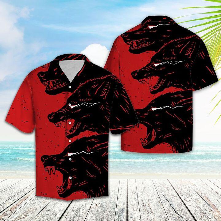 Scary Wolves Hawaii Shirt Unisex Adult Ha39217