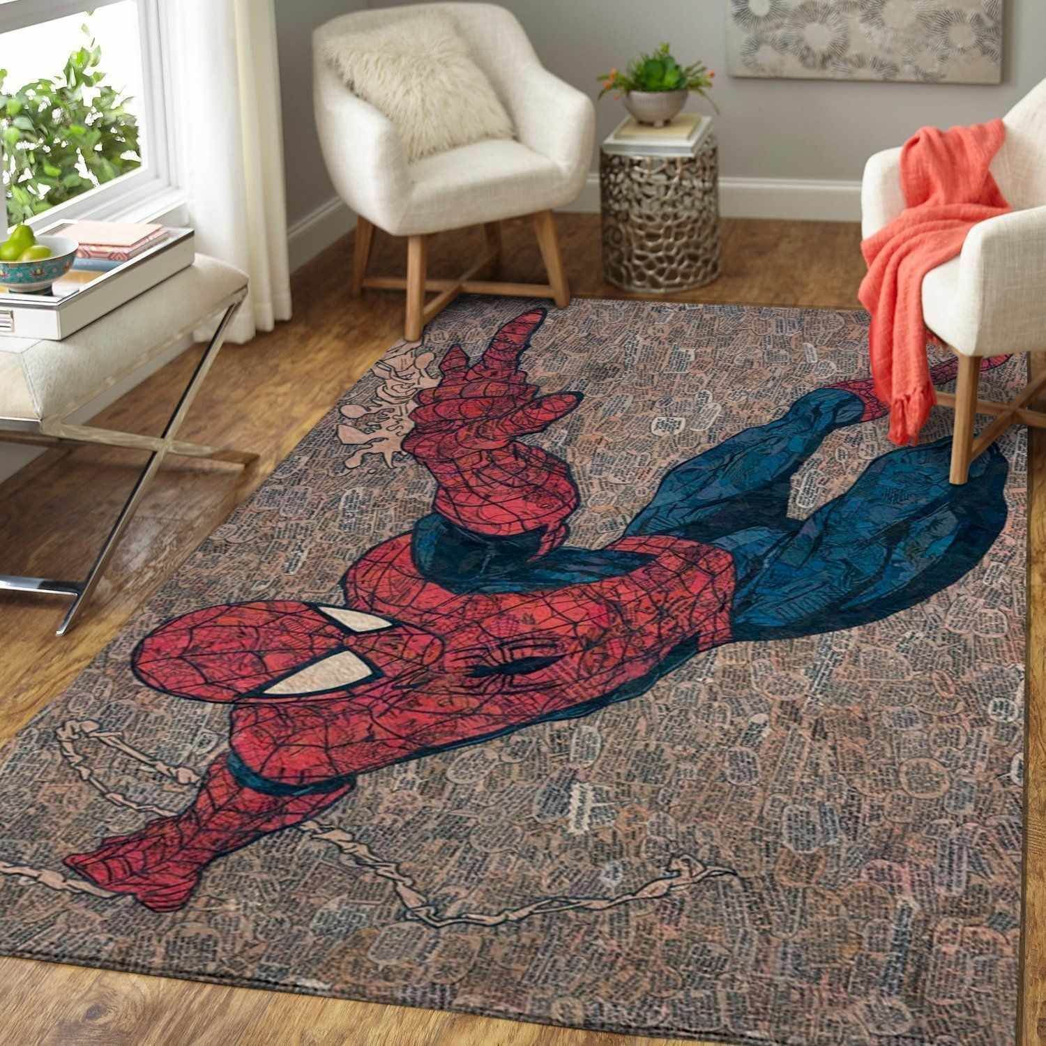 Spiderman Comic Area  Sku 1307 Rug