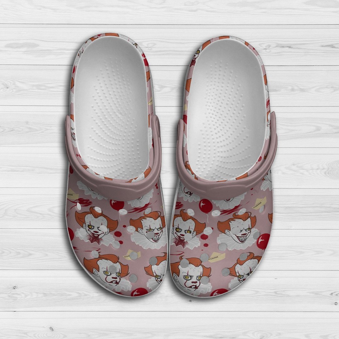 Pennywise It Horror Movie Characters Gift For Lover Rubber Clogs Clogband Clogs, Pennywise It Horror Movie Characters Comfy Footwear