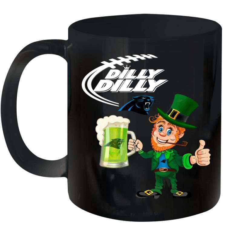 Carolina Panthers Dilly Dilly Saint Patrick Day Ceramic Mug 11oz