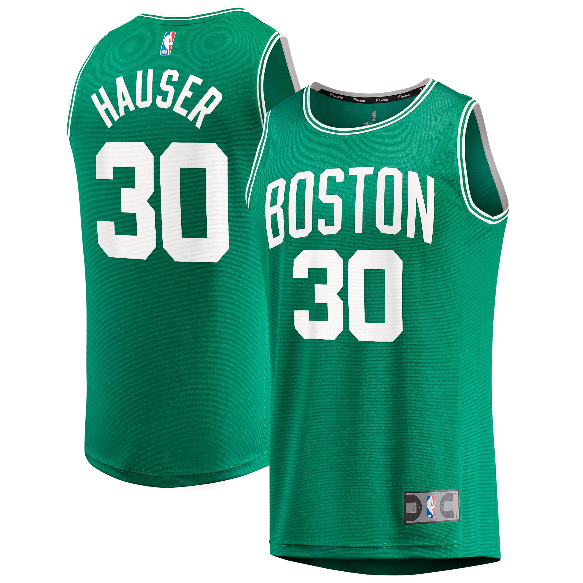 Sam Hauser Boston Celtics Branded Fast Break Replica Jersey – Icon Edition – Kelly Green