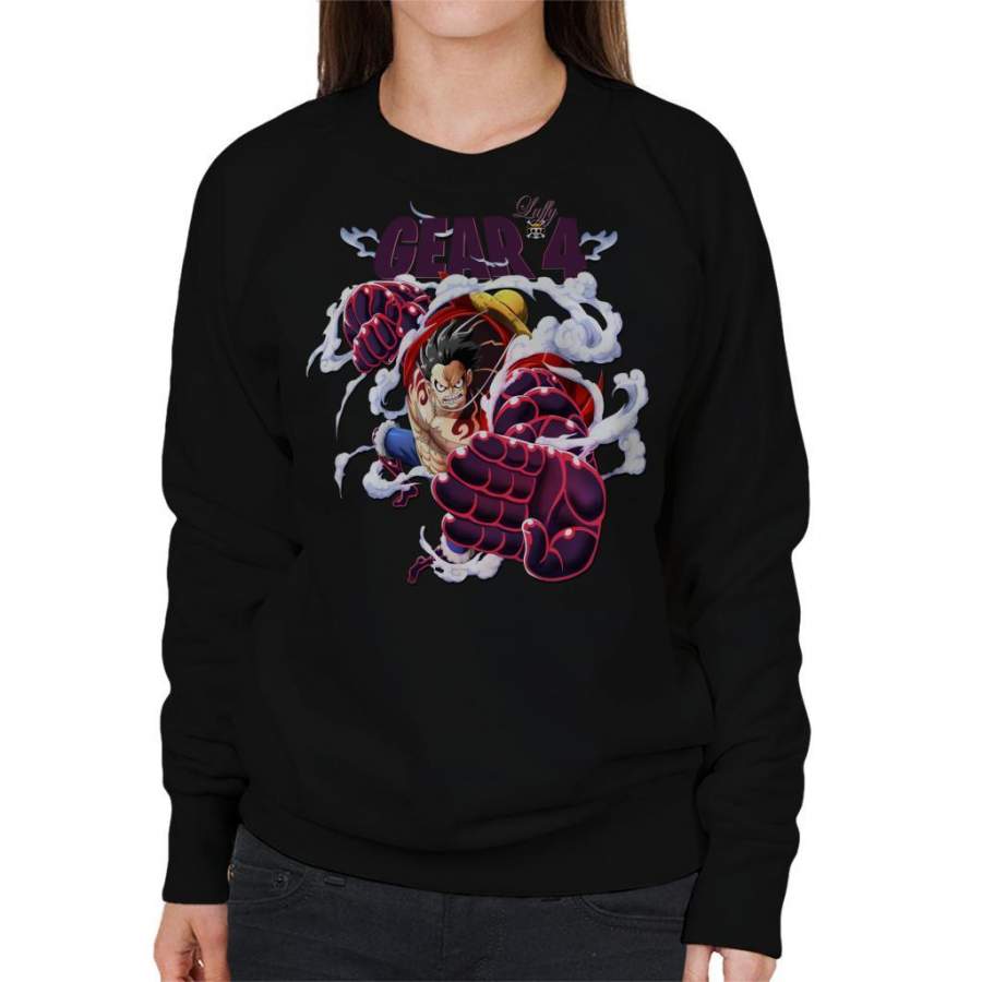 One Piece Gear 4 Punch Women’s Sweatshirt