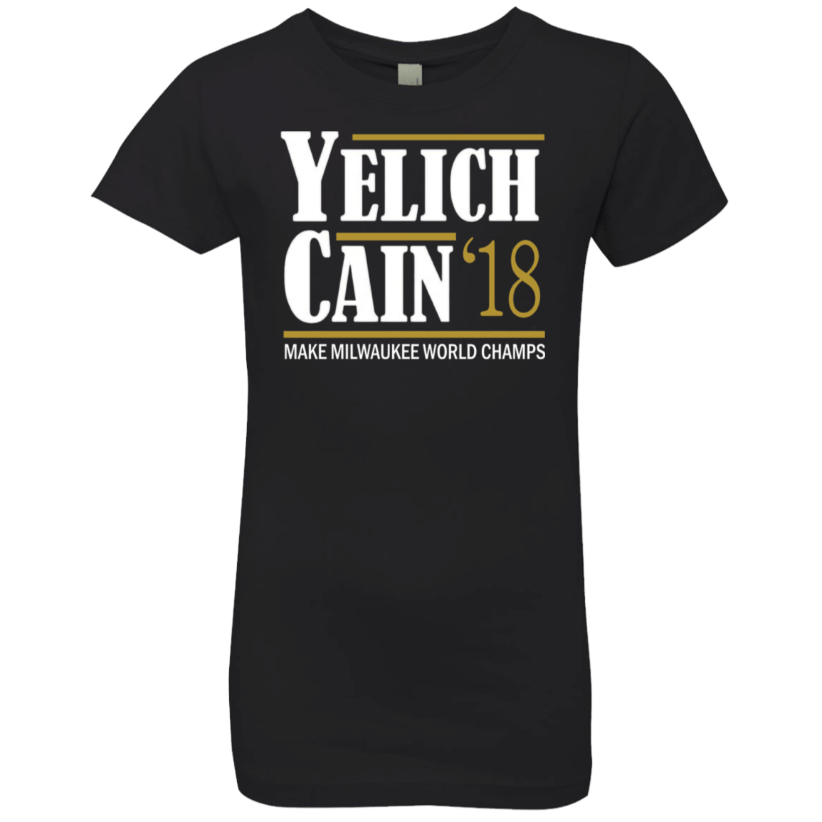 Christian Yelich Shirt Lorenzo Cain Milwaukee Brewers Baseball Girls Premium T-Shirt