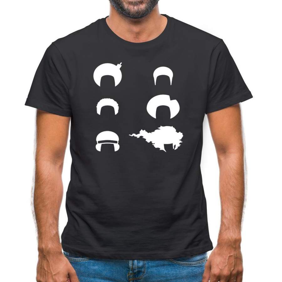 Afro Funky Hair Styles Mens T-Shirt