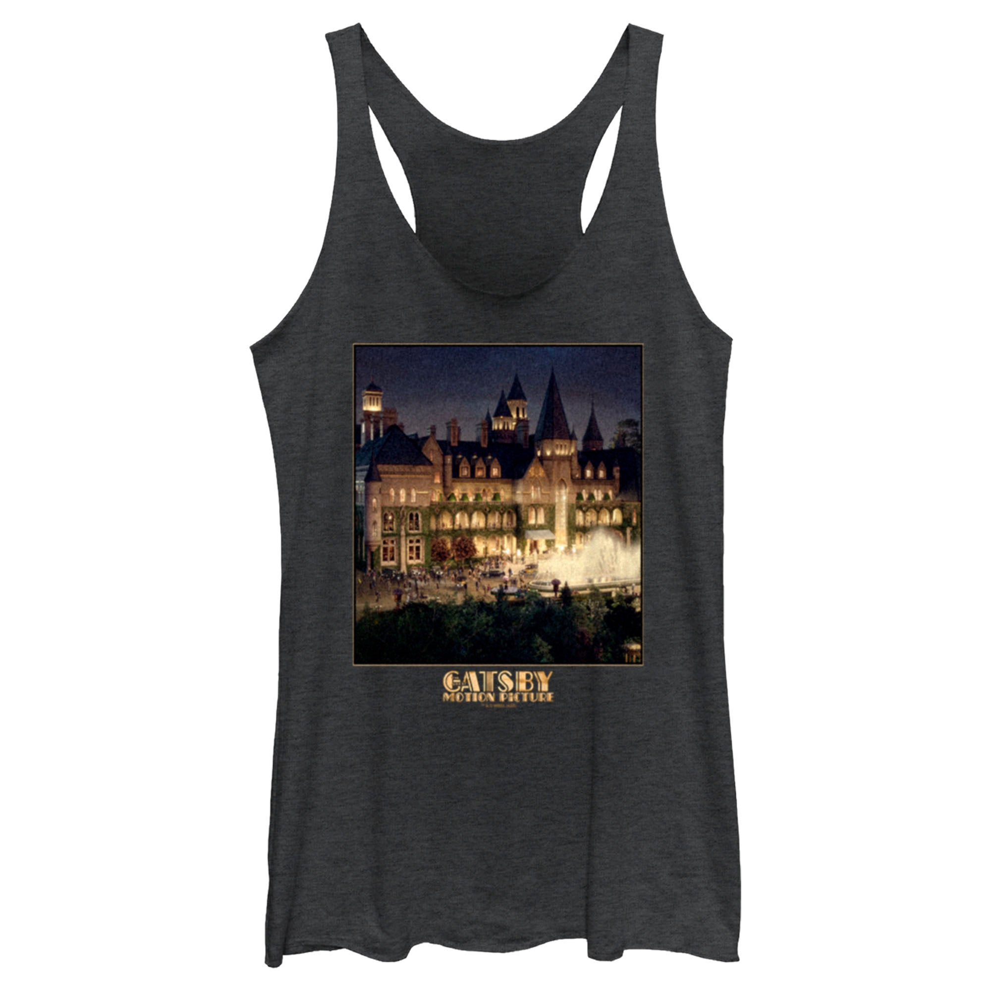 Women’S The Great Gatsby Estate Poster Racerback Tank Top