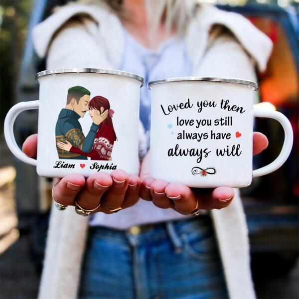 Personalized Couples Camping Mugs – Christmas Gifts For Couples – Camping Gifts For Couples