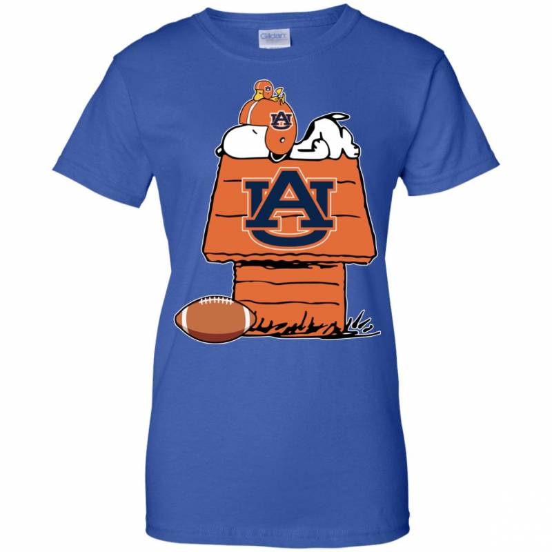 Auburn Tigers Snoopy And Woodstock Waiting For Football Season T Shirts Long Sleeve Hoodies Sweatshirts