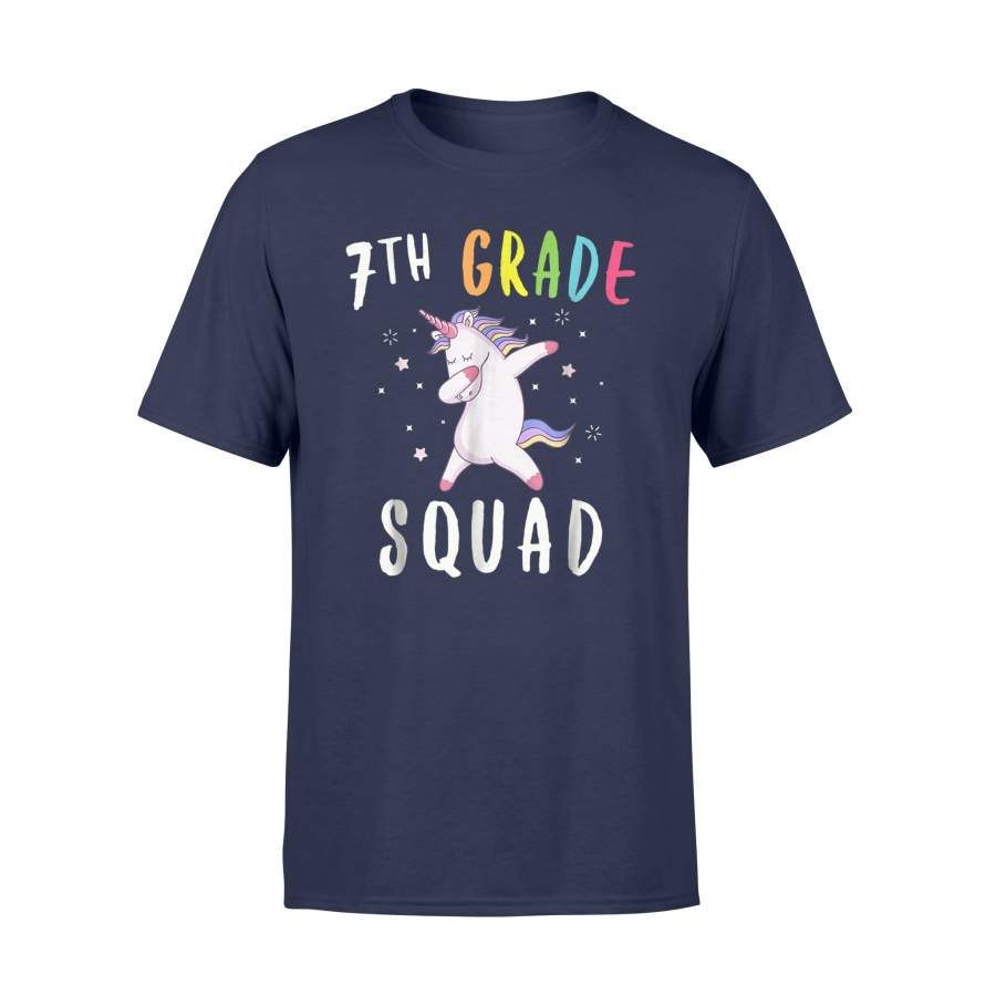 7th Grade Squad Unicorn Seventh Grade Teacher T Shirt