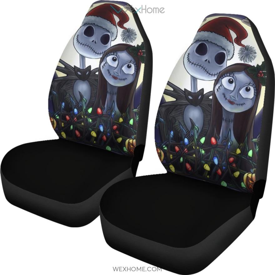 Nightmare Before Christmas Jack And Sally Car Seat Covers Best Car Decor 2021 Pinkato Store