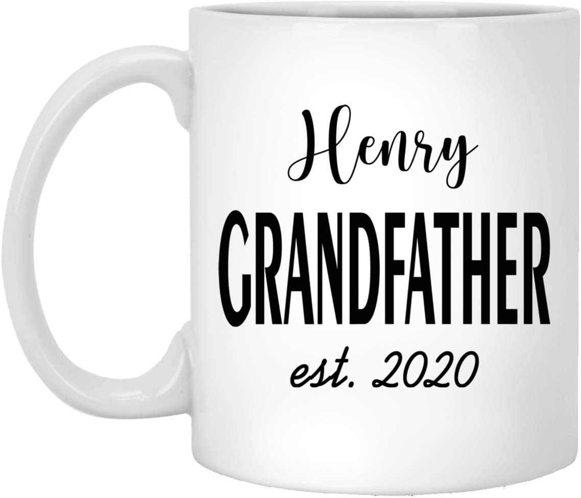 New Grandfather Mug – Father’S Day Mug – Father’S Day Gift – Grandfather Coffee Mug – Gift For Dad – Personalized Gift For Dad – Custom Dad Mug 15Oz