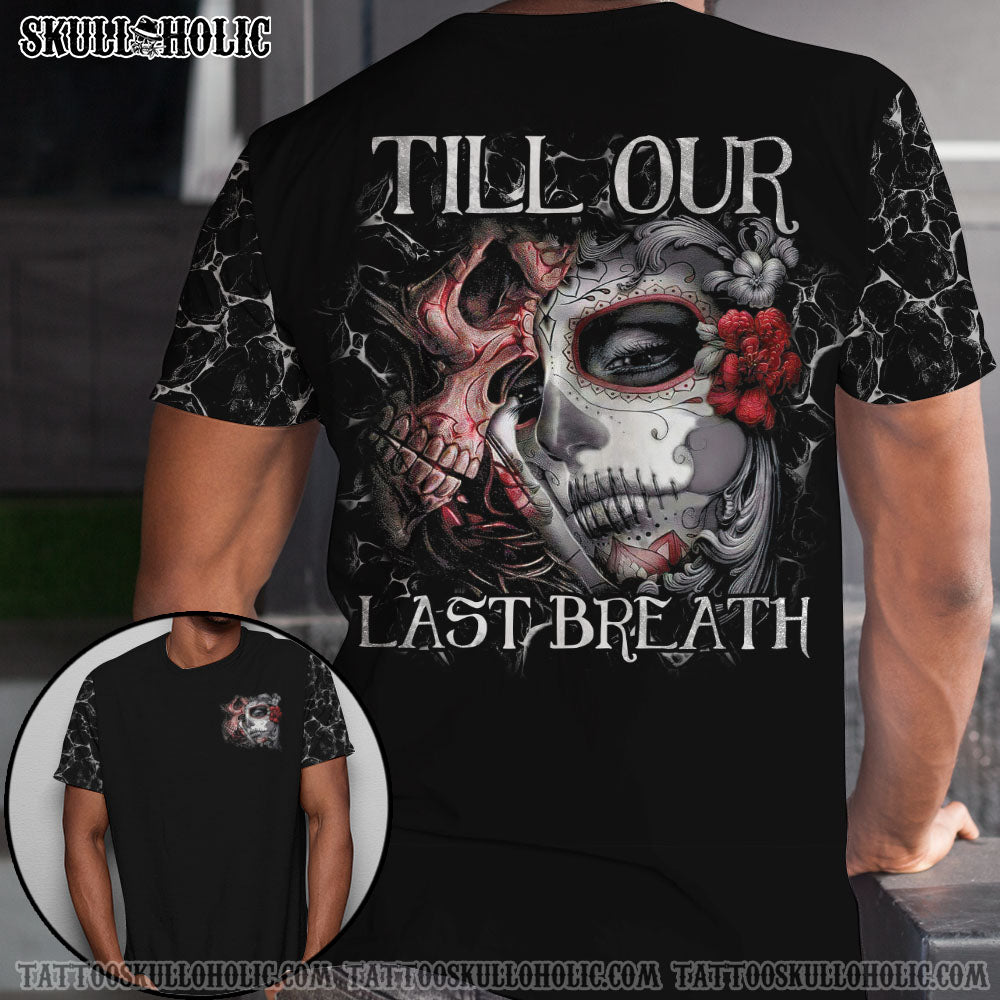 First Kiss Last Breath Sugar Skull Couple All Over Print – Tltr1512212