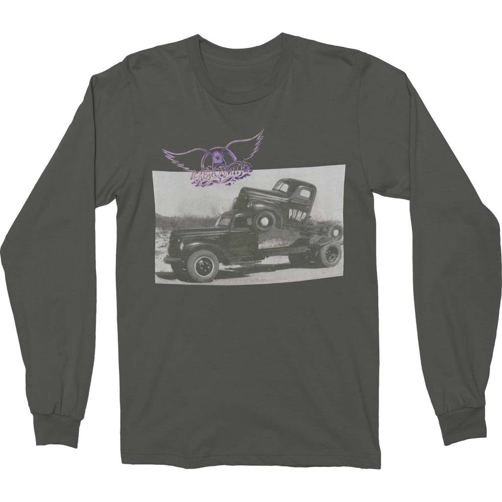 Aerosmith – Truck Photo Mens Long Sleeve T Shirt