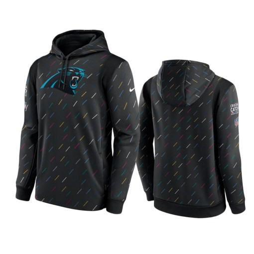 Carolina Panthers Charcoal Therma Pullover 2021 Crucial Catch Hoodie